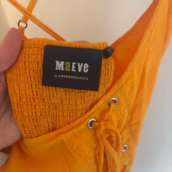 Lace Up Midi Dress by Maeve - Picture 8 of 10